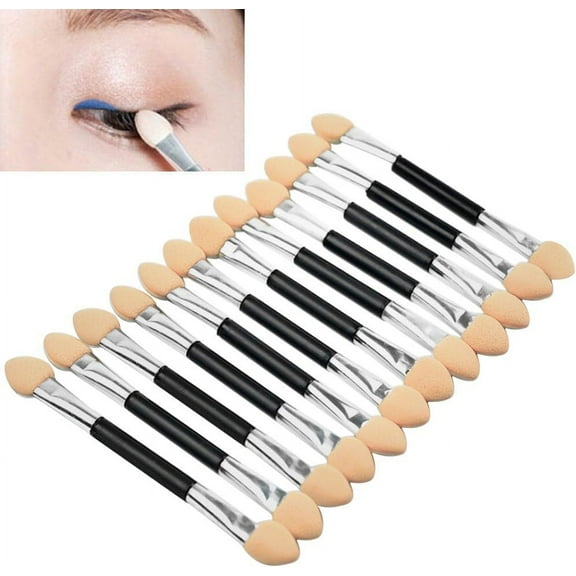 12 Pcs Dual-Sided Eye Shadow Sponge Applicator Makeup Brush Eyeshadow Applicator