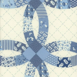 108 in. Light Blue Polka Dot Cotton Wide Back Quilt Fabric - Shipping  Included*