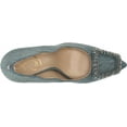 thumbnail image 5 of Sam Edelman Harriett Washed New Blue Pointed Toe Slip On Stiletto Heeled Pumps (Washed New Blue, 6), 5 of 6
