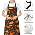 thumbnail image 6 of Lsque Thanksgiving Turkey Waterproof Apron Chef Aprons for Men Heavy Duty Chemical Work Apron Extra Long Grilling Aprons with Adjustable Bib Apron, 6 of 9