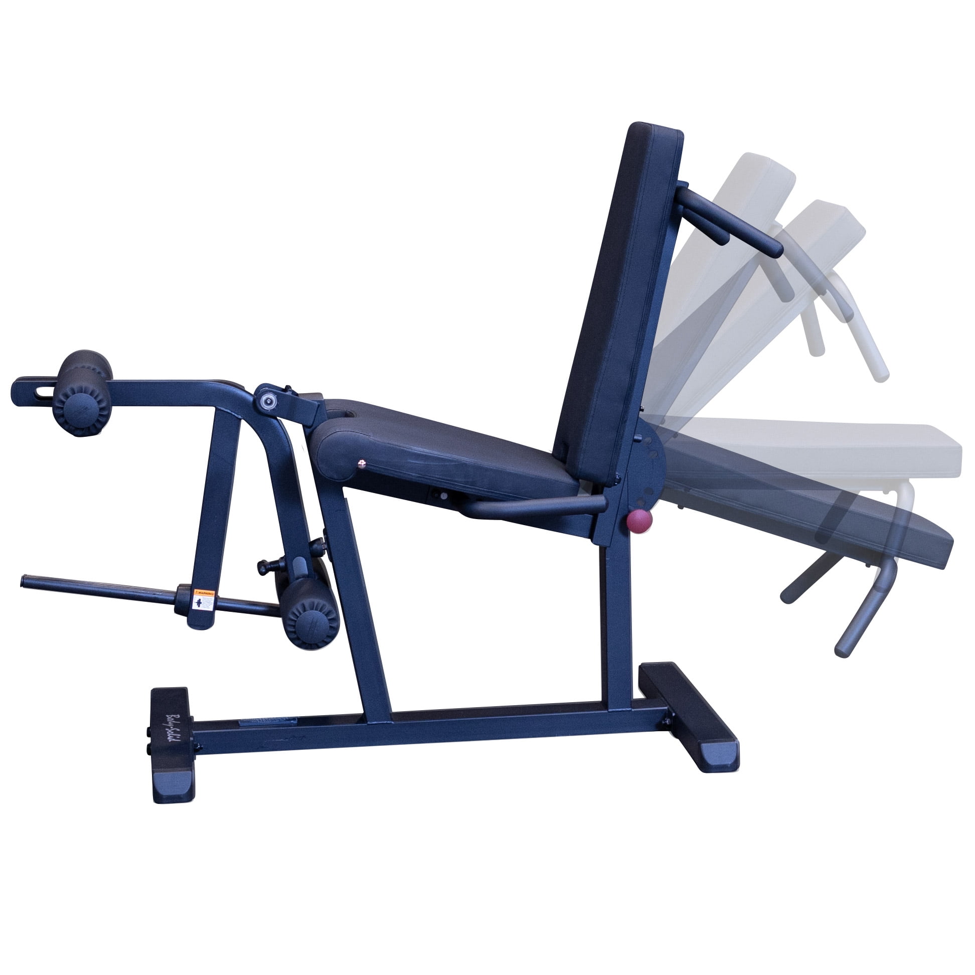 Free Shipping Body Solid Seated Leg Extension Supine Leg Curl with Knee Back Support Features Walmart Walmart