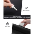 thumbnail image 5 of FOAUUH Non-Slip Desk Pad,Mouse Pad,Waterproof PVC Leather Desk Table Protector,Ultra Thin Large Desk Blotter, Easy Clean Laptop Desk Writing Mat for Office Work/Home/Decor(Black, 31.5" x 15.7"), 5 of 6