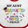 thumbnail image 4 of Inktastic My Aunt Graduated and I'm Super Proud Boys or Girls Baby Bib, 4 of 4