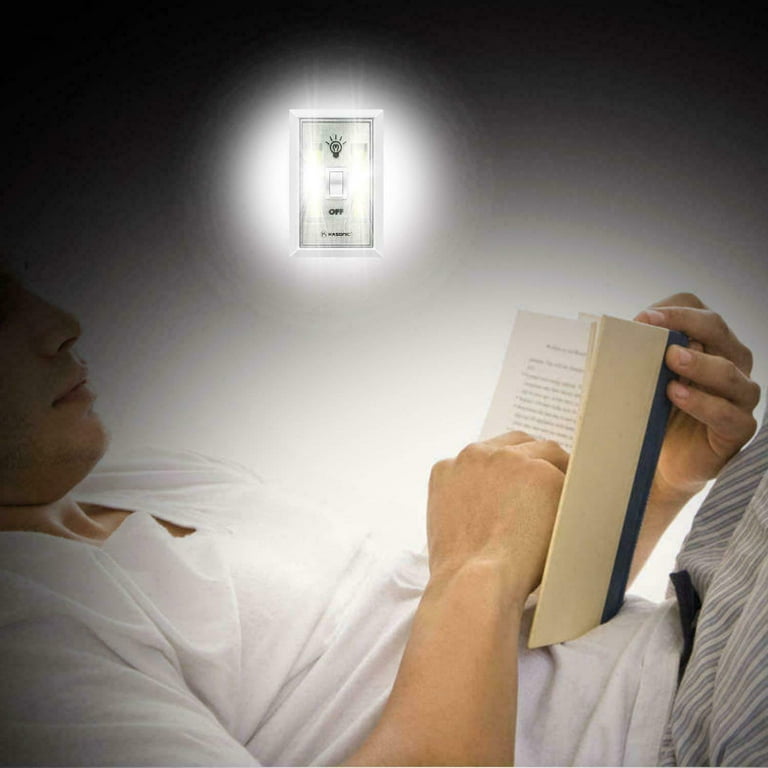 COB LED Cordless lamp Switch LED Wall Lights Night Light On/Off