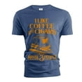 thumbnail image 3 of Men's Funny I like Coffee And Cigars Shirt Caffeine Funny Father's day dad Papa grandpa tee (XX-Large Black), 3 of 6