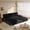 Black, variant on Leumius 94.5" Pull Out Sofa, King Size 3-in-1 Convertible Sleeper Sofa Bed, Multi-Functional Corduroy Bed for Living Room Bedroom Grey