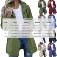 thumbnail image 3 of Cmfcve Rain Jacket for Women Lightweight Hooded Raincoat Mid-Length Fall Outdoor Waterproof Windbreaker, 3 of 9