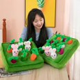 thumbnail image 2 of Lernen Spielzeug Plüsch Bildungsspielzeug 35 cm Für 1 Jahr Alte Jungen Und Mädchen Sortieren Zählen Karottenernte, 2 of 5