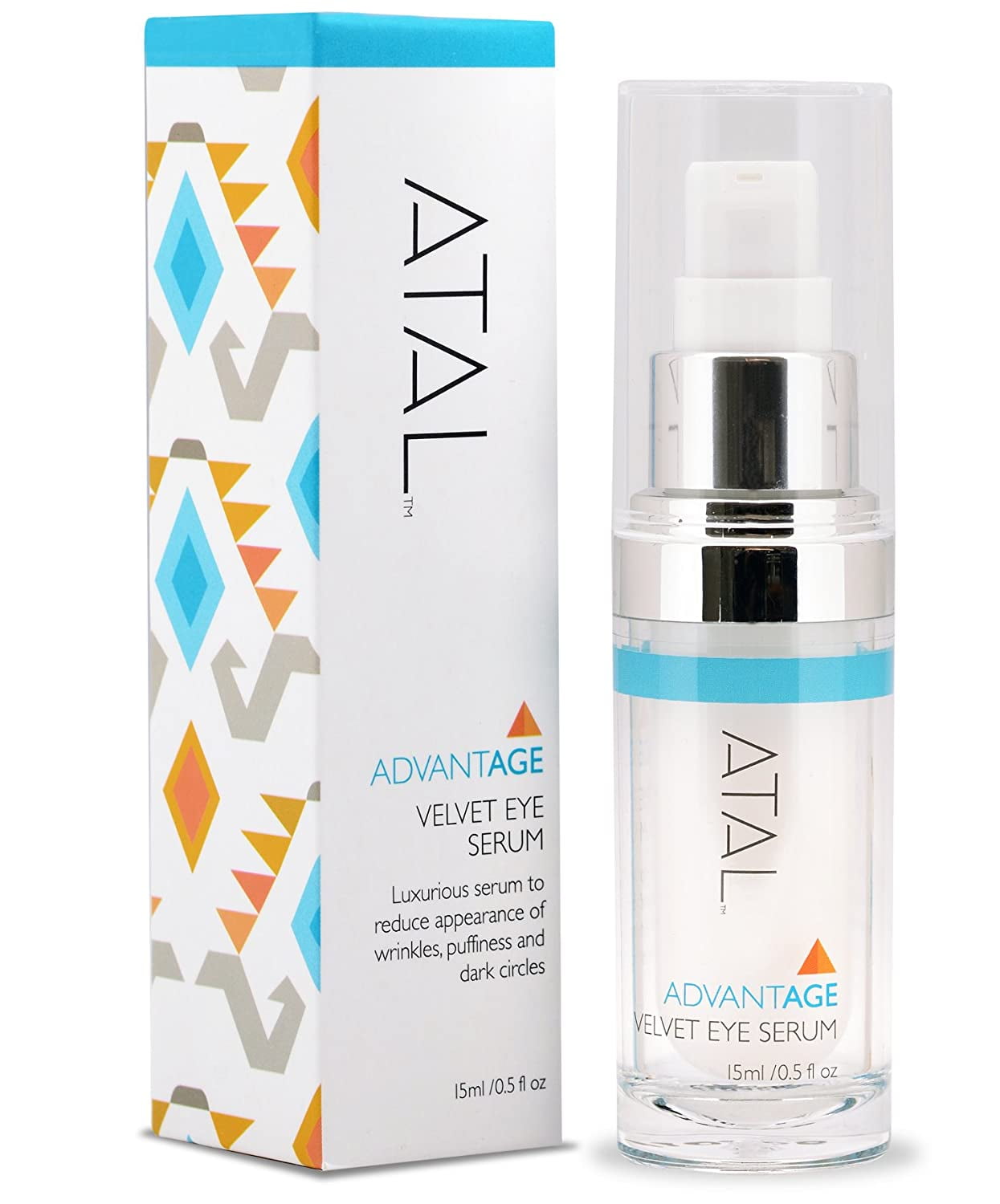 ATAL SKIN Premium Eye Serum for Puffiness, Dark Circles, Wrinkles - Best Anti Aging Eye Cream Treatment