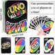 thumbnail image 2 of UNO board game, Uno All Wild board game and 112 cards with solid colored metal box, aperitif game, card games, for the whole family, camping and parti, 2 of 4