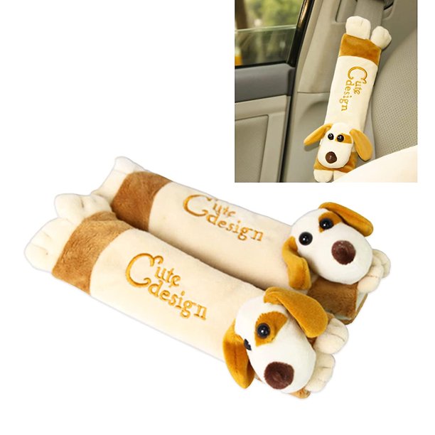 Cartoon Animal Seat Belt Shoulder Cover, Car Seat Shoulder Pad