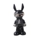 thumbnail image 3 of Figura de conejo astronauta coleccionable para estantería o entrada del dormitorio. Plata Negro, 3 of 9