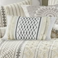 thumbnail image 2 of Gracie Mills Katelyn Geometric Embroidered Cotton Oblong Pillow with Tassels - GRACE-10402, 2 of 4