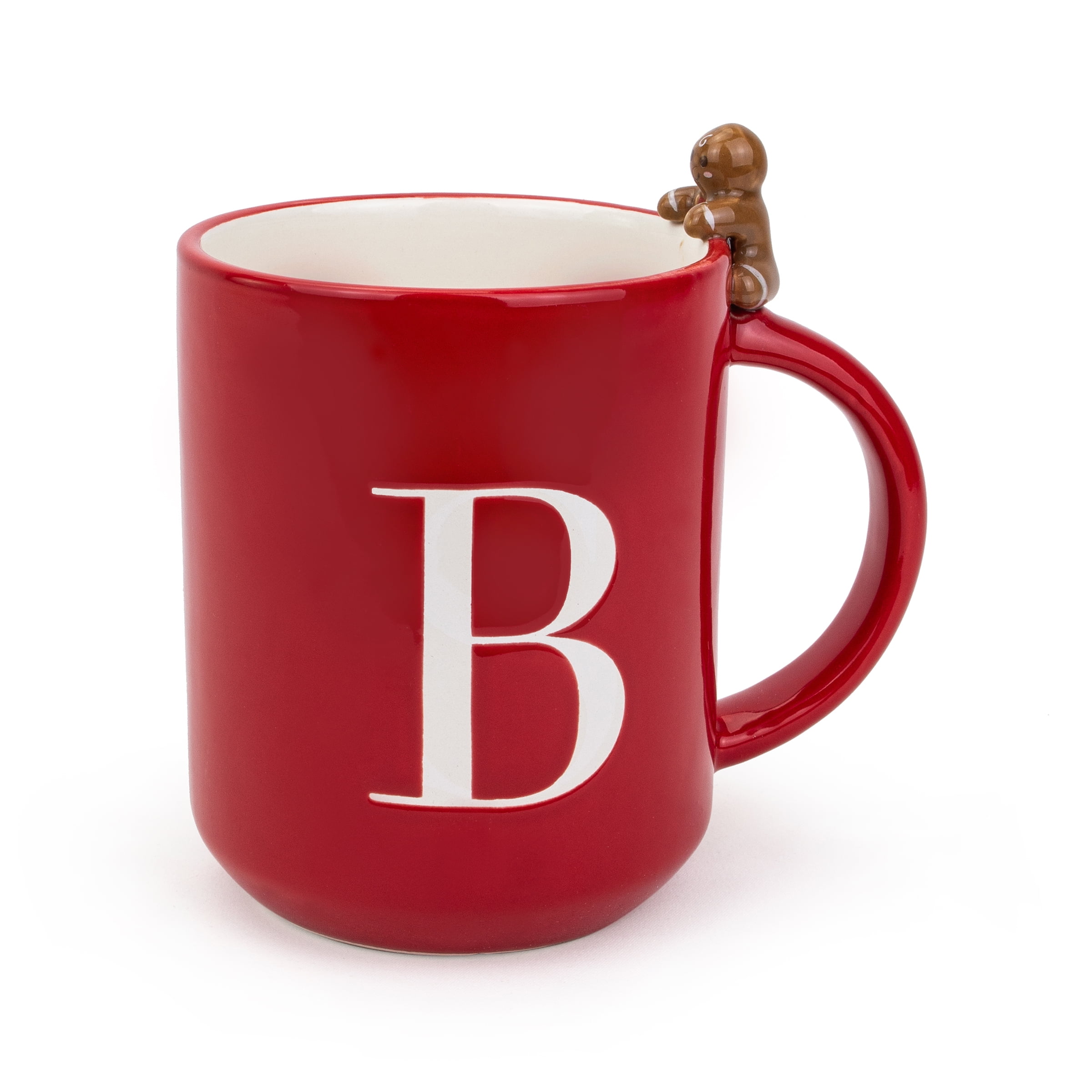 Tasses monogrammées en céramique Holiday Times- B