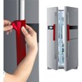 thumbnail image 5 of Casewin 2 PCS Refrigerator Door Handle Covers Kitchen Appliance Decor Handles Anti-Skid Anti-Static Protector Fridge, Dishwasher Oven Keep Off Fingerprints,Food Stains (Big Red), 5 of 7