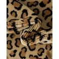 thumbnail image 6 of Unique Loom Wildlife Collection Area Rug - Jungle (6' 1" x 9' Rectangle Cream/Black), 6 of 7