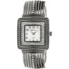 Geneva Platinum Women's Rhinestone Accen