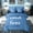 Sky Blue, variant on meiyoeat Rustic Home Sweet Twin Bedding for Adults Men Women, Arrow Quote Bedding Comforter Set, Sky Blue, Blue Reversible, 7pcs