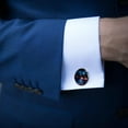 thumbnail image 3 of Flamingo Men's Cufflink Set with Shirt Clip, Stainless Steel, Formal Attire, Wedding, Business Event, 3 of 6