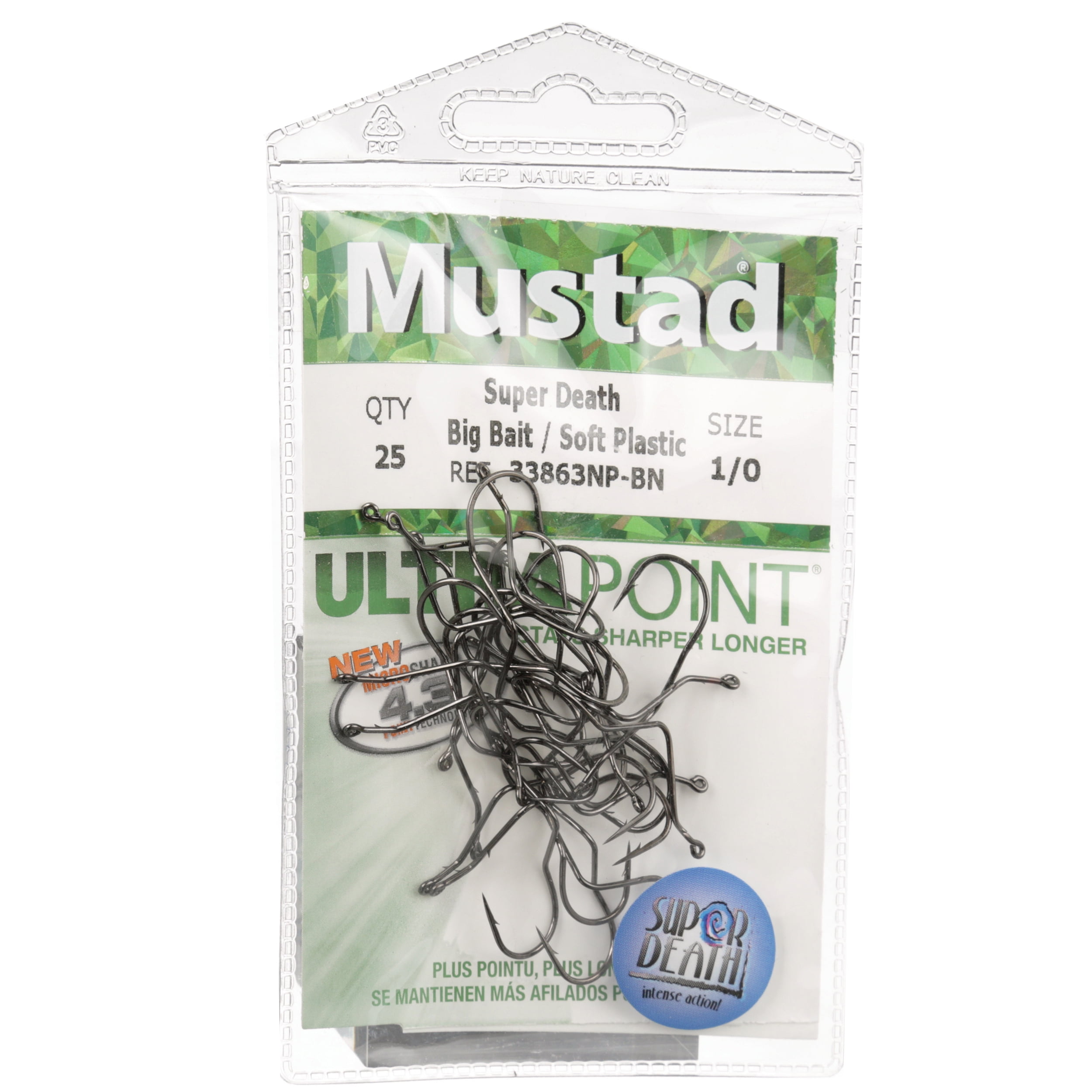 Mustad 3412CD Hooks 10/0