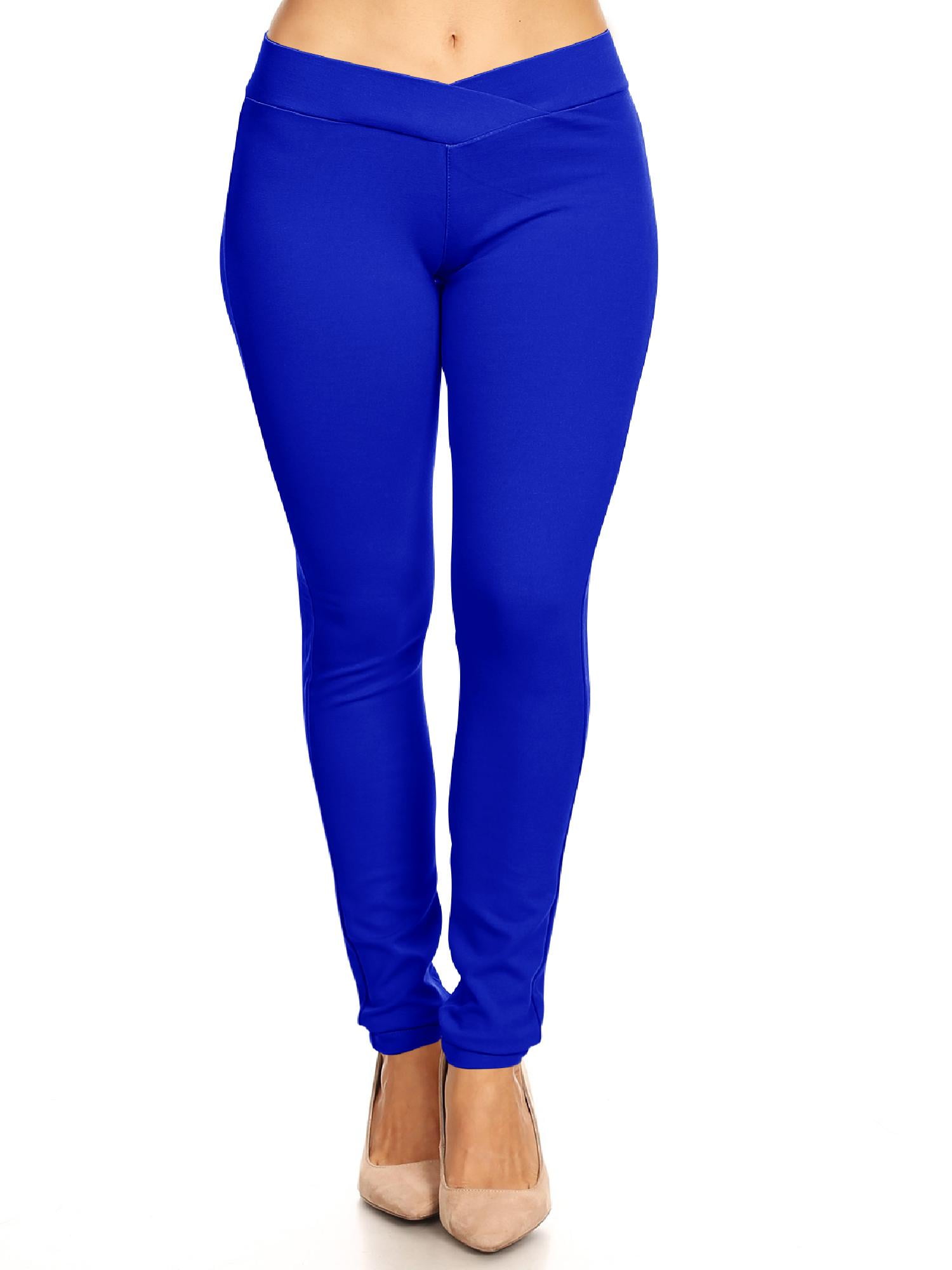 Women's Solid Casual Comfy Basic Soft Elastic Waistband Low Rise fit