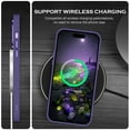 thumbnail image 6 of DUEDUE Magnetic iPhone 14 Pro Case,6.1" Compatible with Mag-Safe,Translucent Matte Slim Shockproof Cover Case for iPhone 14 Pro,Purple, 6 of 6