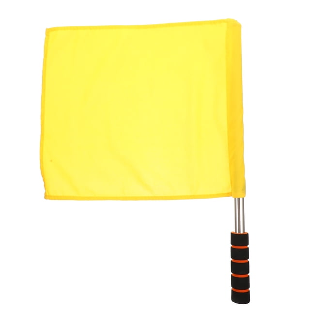 KAKOWELY Drapeau de Direction Parcours Compétition Drapeau à Main Arbitre Commande Drapeau Cheer 17.91"X13.58"X0.98 Pouces