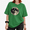 Green-1, variant on Women's Realistic Black White Full Moon Copy Moon Joy Graphic Cropped Short Sleeve T-shirt Classic Relaxed Fit Casual Tee For Astronomy Night Sky Lovers