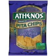 Athenos Roasted Garlic Pita Chips, 6 oz