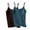 Wine, variant on LYEAA Tank Tops with Built in Bras 2 Pack of Plus Size Spaghetti Strap Wirefree Workout Yoga Loose Summer Casual Undershirt Solid Crew Neck Sleeveless Breathable Fashion Ladies Pullover Shirts Red S