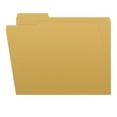 thumbnail image 2 of Yellow File Folders, 1/3 Cut Top Tab, Letter Size, Perfect for Organizing Documents in File Drawers, Box of 100, 2 of 9