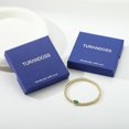 thumbnail image 7 of Turandoss August Geburtsstein Armband Damen Gold Perlenarmband Peridot Armband Perlen August Geburtsstein Armkette Gold Geburtstagsgeschenk für Mädchen 9 10 11 12 13 Jahre Frauen Damen Schmuck, 7 of 7