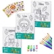 thumbnail image 2 of Artkey Lienzo Pre Dibujado para Pintar para Niños, Juego de Lona Impresa de 5 x 7” para Pi Artkey Artkey, 2 of 2