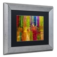 thumbnail image 3 of "Color Abstract" Canvas Art by Michelle Calkins Black Matte, Silver Frame, 3 of 5