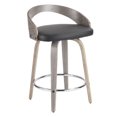 thumbnail image 3 of Grotto Mid-Century Modern Counter Stool by LumiSource, 3 of 8