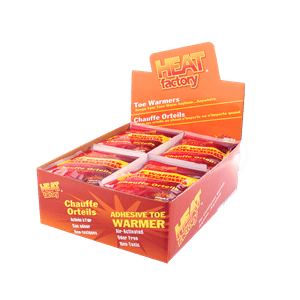 Adhesive Toe Warmer Box by Heat Factory USA