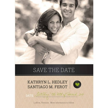 Rustic Tag Standard Save the Date