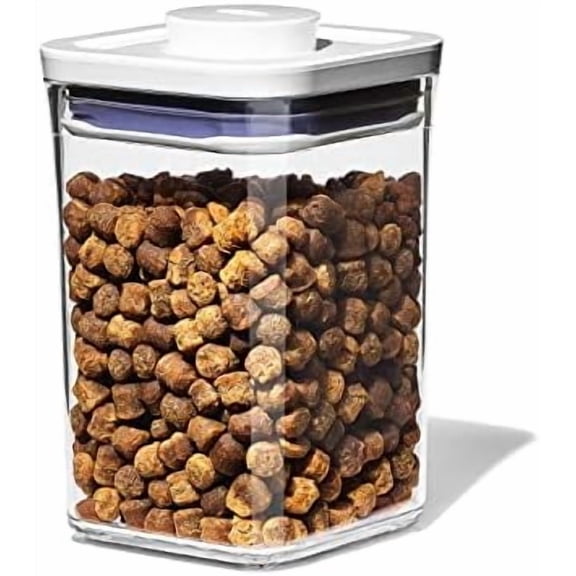 Good Grips Pet POP – 1.1 Qt/1 L | Ideal for up to 1lb of treats | Airtight Dog and Cat Food Storage Container | BPA Free