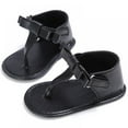 thumbnail image 6 of Baby Girls Boys Prewalker Sandals Summer Newborn Baby Soft PU Leather Toddler 0-18M Soft Shoes, 6 of 6