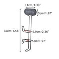 thumbnail image 2 of LPSSTORE Bathroom Wall Hanging Curling Bar Rack Rack Toilet Hair Dryer Curling Bar Holder Without Drilling, 2 of 4