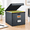 Black-1 Pack (Leather), variant on File Organizer Box With Lids Collapsible Folder