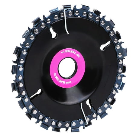 

Angle Grinder Parts 4 Inch Wood Carving Disc Chain Woodcarving Double Disk Chain For Carving Bending Work