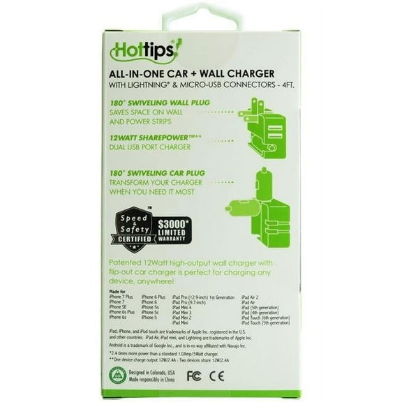 Hottips 2.4A All-in-One Charger
