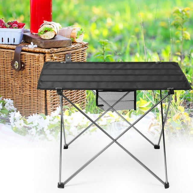 Mesa de picnic,Mesa plegable portátil Mesa de barbacoa Mesa de camping Integración perfecta