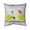 Lime, variant on 20 x 20 in. Lime Wheel Bike-Double Sided Print Indoor Pillow