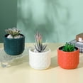 thumbnail image 3 of Trayknick Decorative Flower Vase Nordic Style Nice-looking Imitation Ceramic Flower Pot Home Decor, 3 of 13
