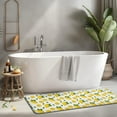 thumbnail image 2 of Yellow Lemon Fruit Slices White Pattern Kitchen Rug Mat,Kitchen Runner Rugs Non Skid Washable,Decorative Kitchen Floor Mats for Kitchen,Sink,Laundry,17"x47.2", 2 of 7