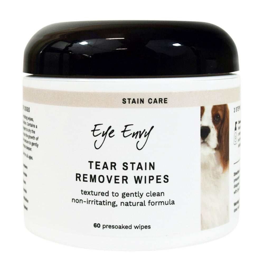 Eye Envy Tear Stain Remover Wipes for Dogs and Puppies 60 Count All