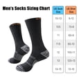 thumbnail image 3 of DIFFYBOX Mens Crew Socks Athletic Cushion Long Boot Moisture Wicking Breathable Work Socks for Mens Outdoor Sports (5 Pairs), 3 of 6