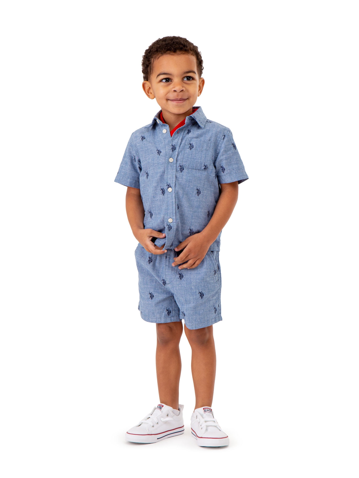 U.S. Polo Assn. Toddler Boy Woven Short, Sizes 2T-5T